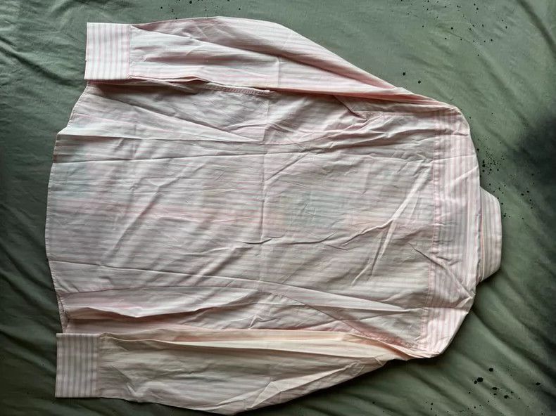 Vivienne Westwood Vivienne Westwood Pink striped arched cut shirt Size L / US 10 / IT 46 - 8 Thumbnail