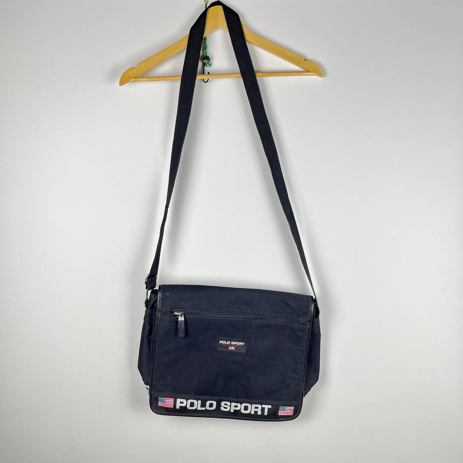 Vintage Polo Sport Ralph Lauren Messenger Shoulder Bag 2024 CrossBody Bag pink rare