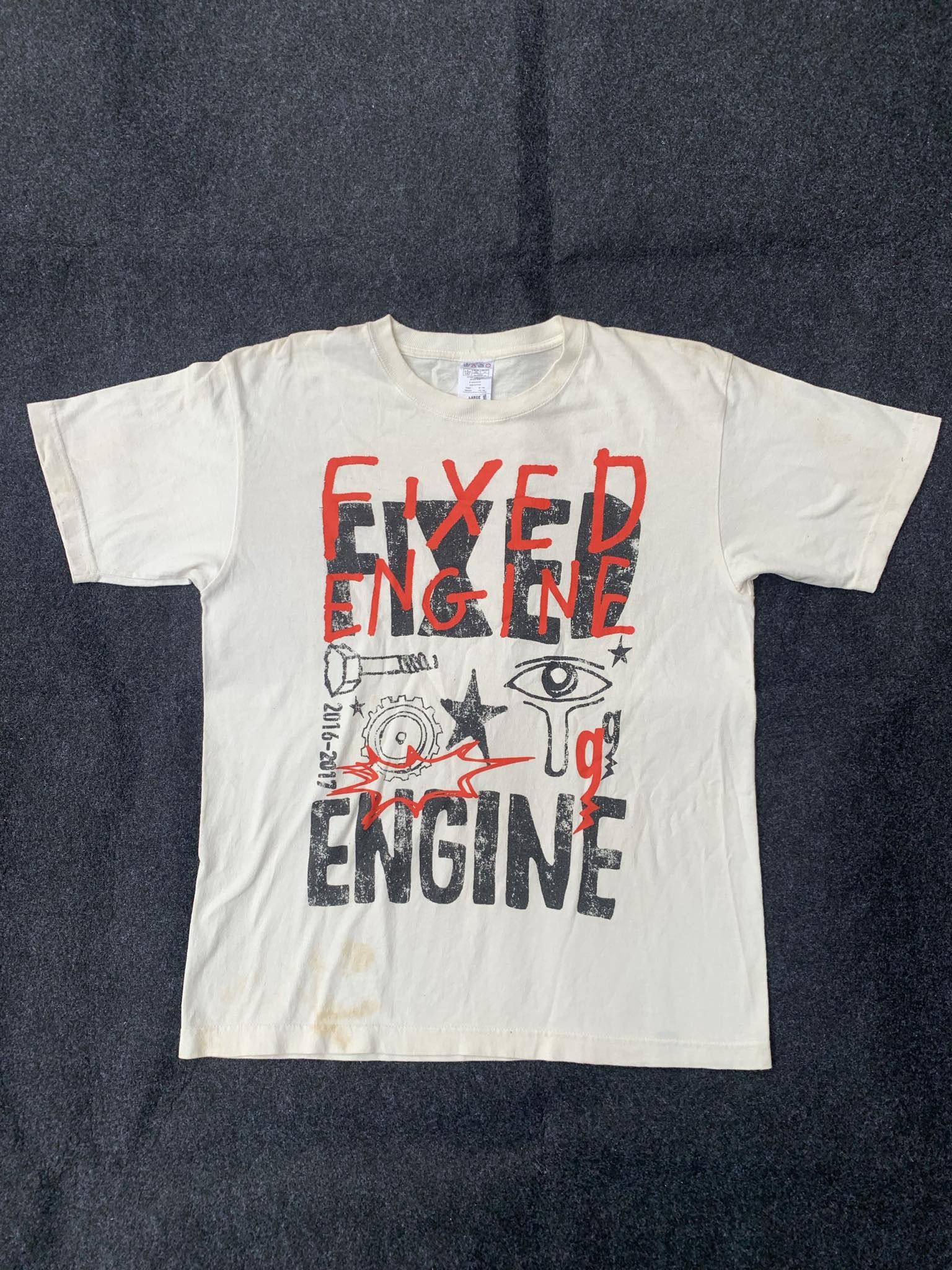 Japanese Brand × Other Old code x fixed engine Tokyo Nippon white Tshirt Size US M / EU 48-50 / 2 - 1 Thumbnail