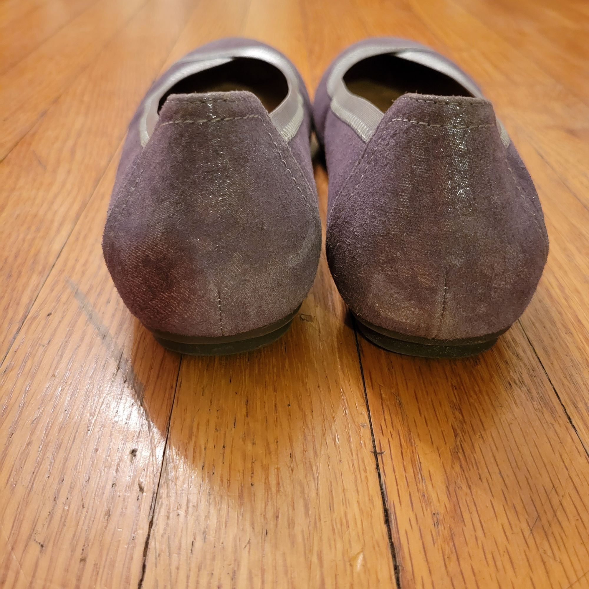 Vionic Vionic CAROLL Flats Silver Gray 8.5 Metallic Leather Comfort Size US 8.5 / IT 38.5 - 7 Thumbnail