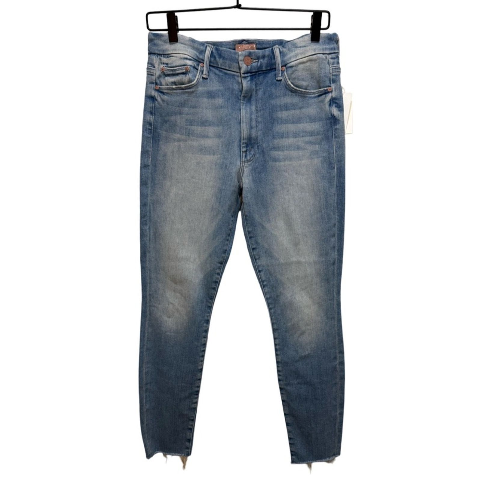 MOTHER MOTHER High Waisted Looker Ankle Fray - Au Revoir 30 Size 30" / US 8 / IT 44 - 2 Thumbnail