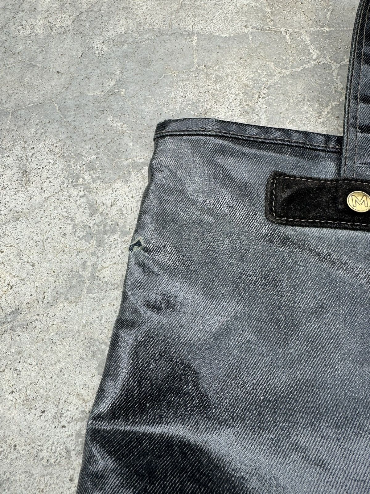 Marc Jacobs × Vintage Jacobs by Marc Jacobs Denim Canvas Tote Bag Size ONE SIZE - 7 Thumbnail