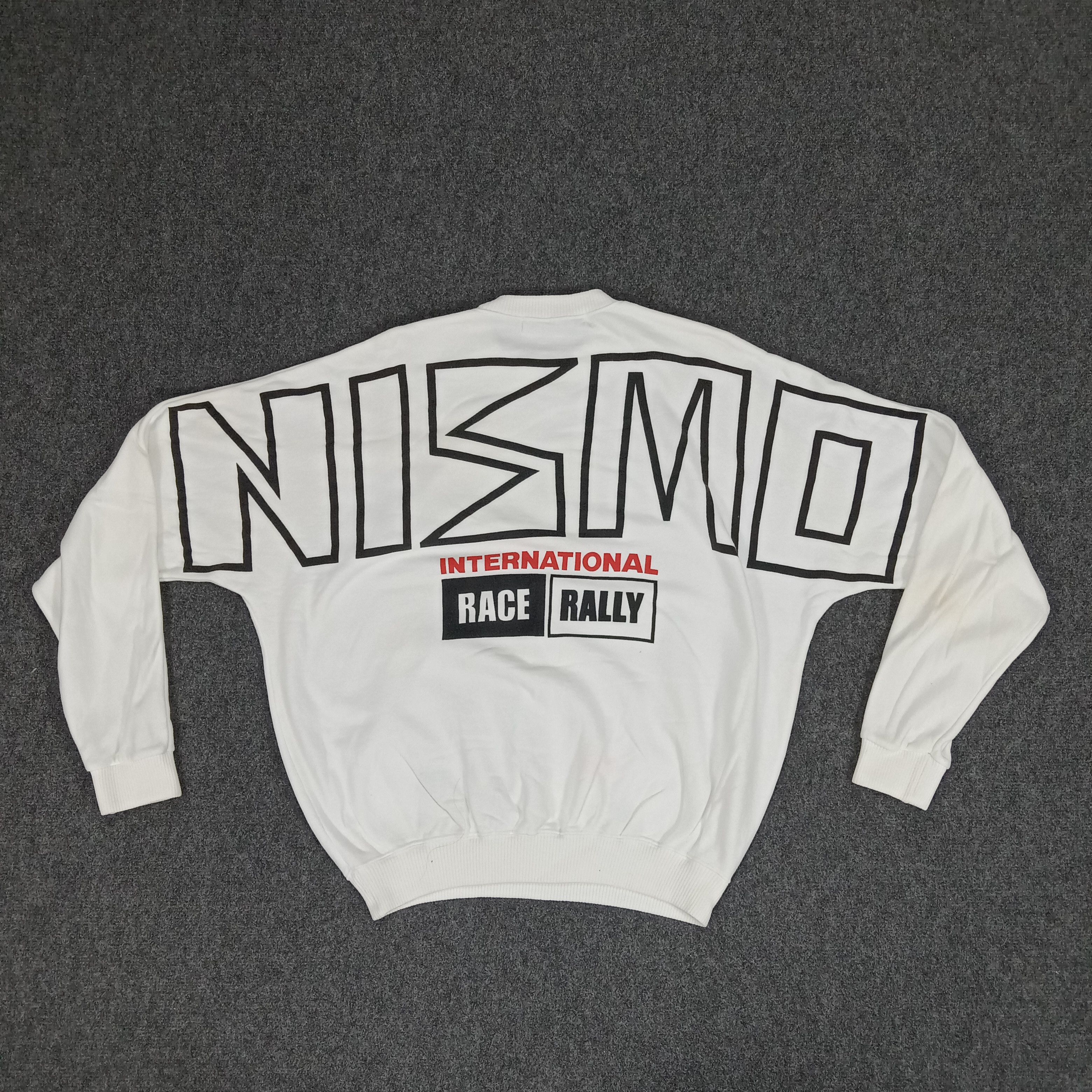 Japanese Brand × Vintage NISMO Nissan International Race Rally Racing Sweatshirt Size US L / EU 52-54 / 3 - 1 Thumbnail