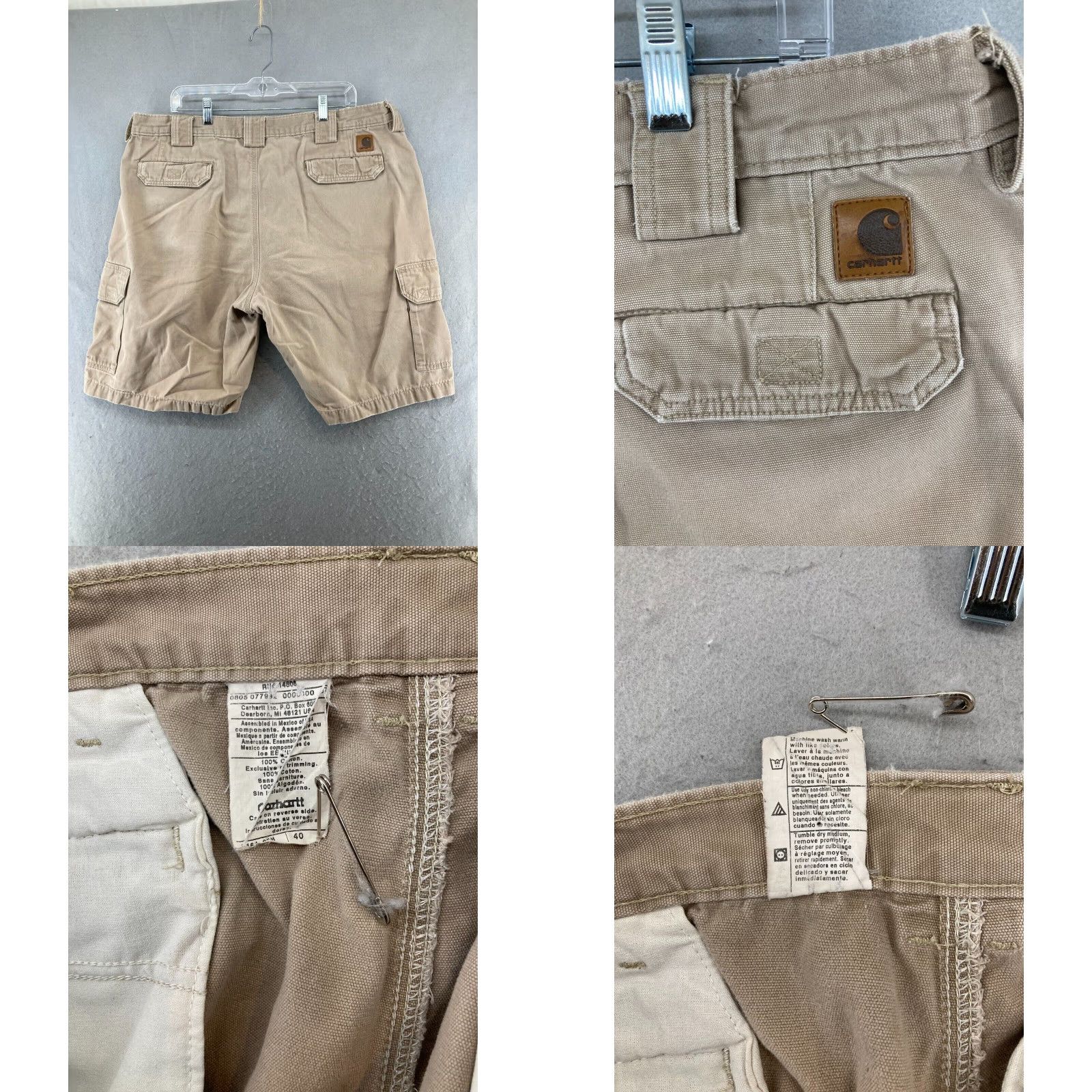 Carhartt Carhartt Mens Cargo Shorts Size US 40 / EU 56 - 8 Thumbnail