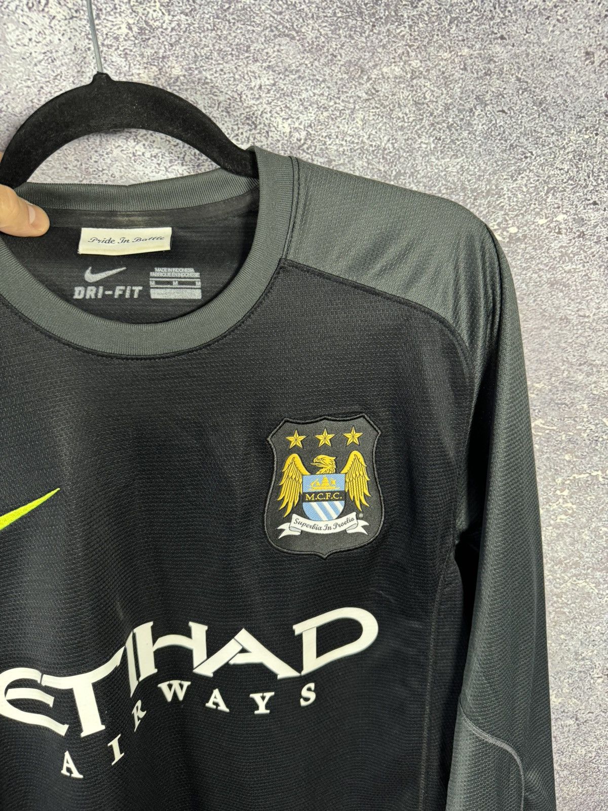 Nike × Vintage Vintage Manchester City 2013/14 GK Nike Soccer Jersey M sz Size US M / EU 48-50 / 2 - 6 Thumbnail