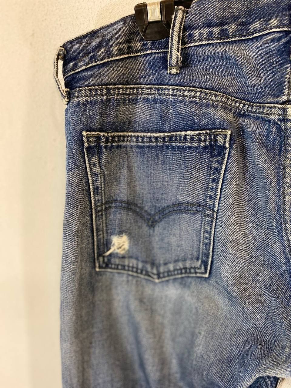 Levi's levis 514 distressed denim nice design Size US 42 / EU 58 - 4 Thumbnail