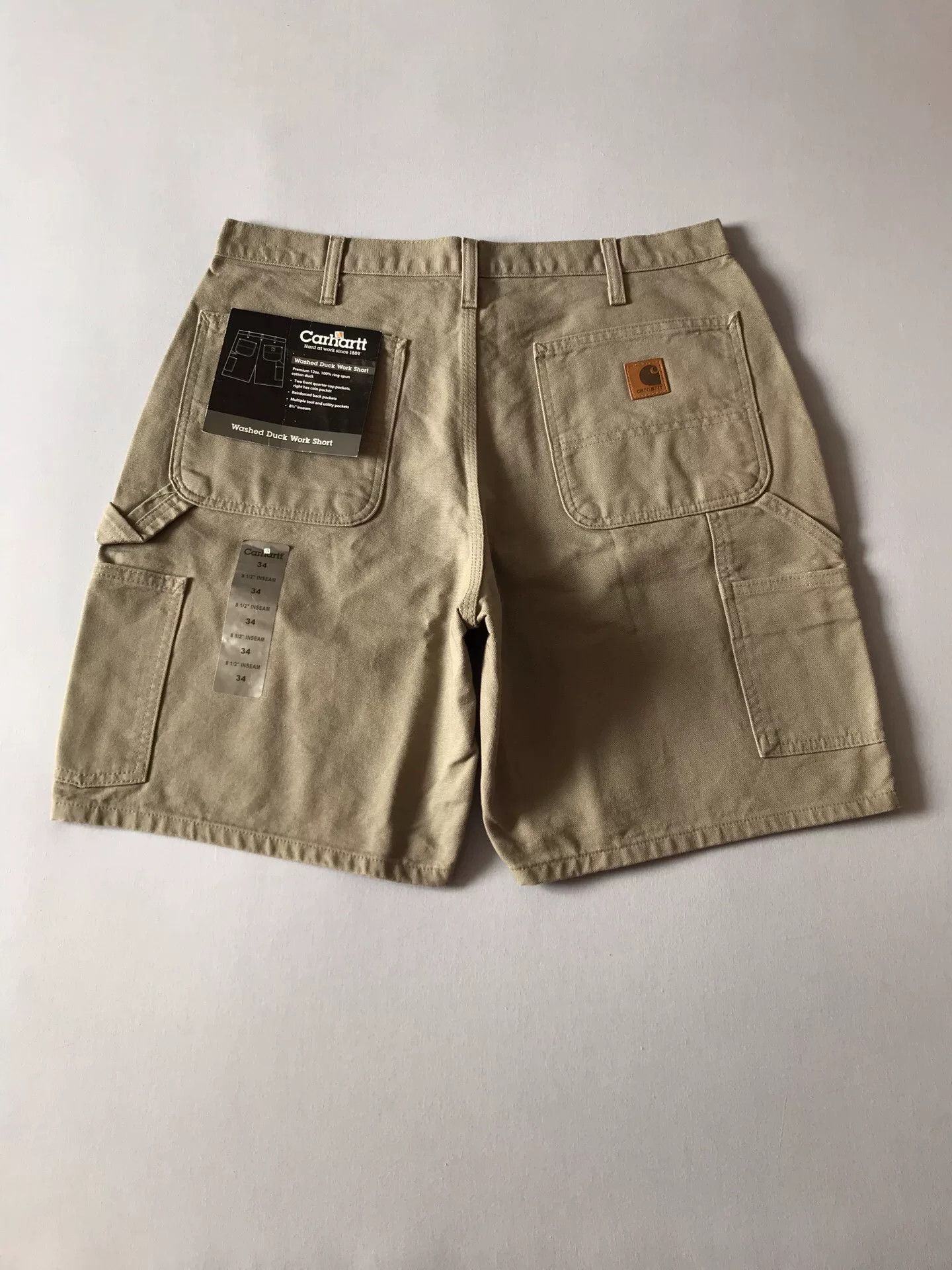 Carhartt Carhartt B25 DES Washed Canvas Work Shorts Size US 34 / EU 50 - 1 Thumbnail