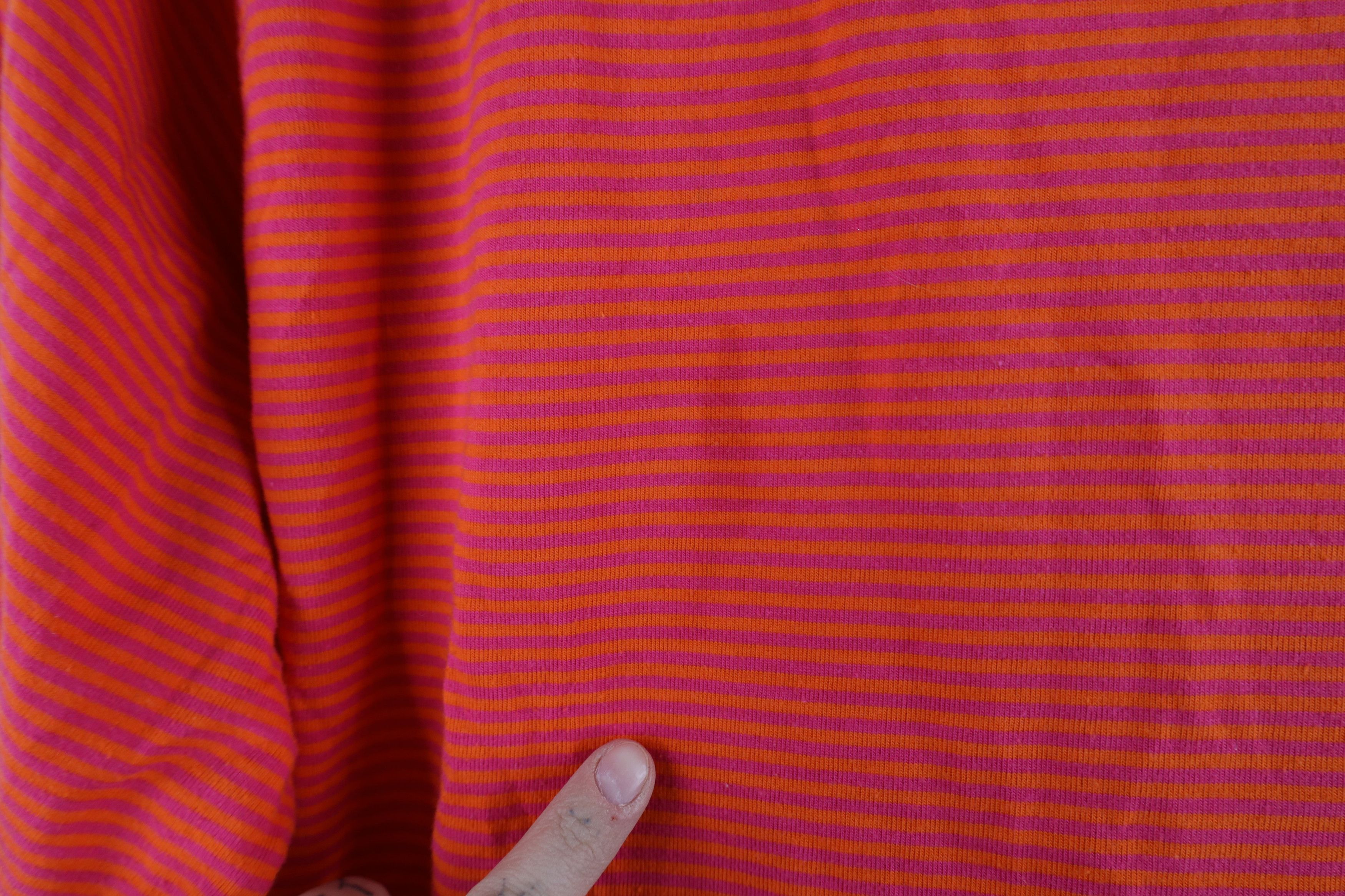 Vintage Vintage 90s Streetwear Striped Short Sleeve Ringer T-Shirt Size US L / EU 52-54 / 3 - 4 Thumbnail