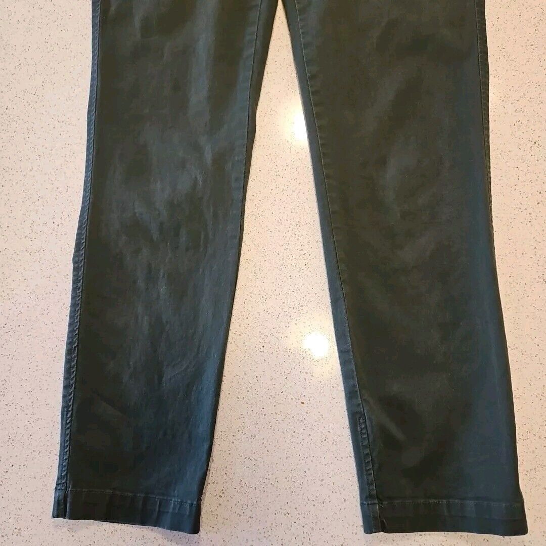 Vince Vince Slim Straight Chino Pants Womens 6 Green Modern Stretc Size 28" / US 6 / IT 42 - 4 Thumbnail