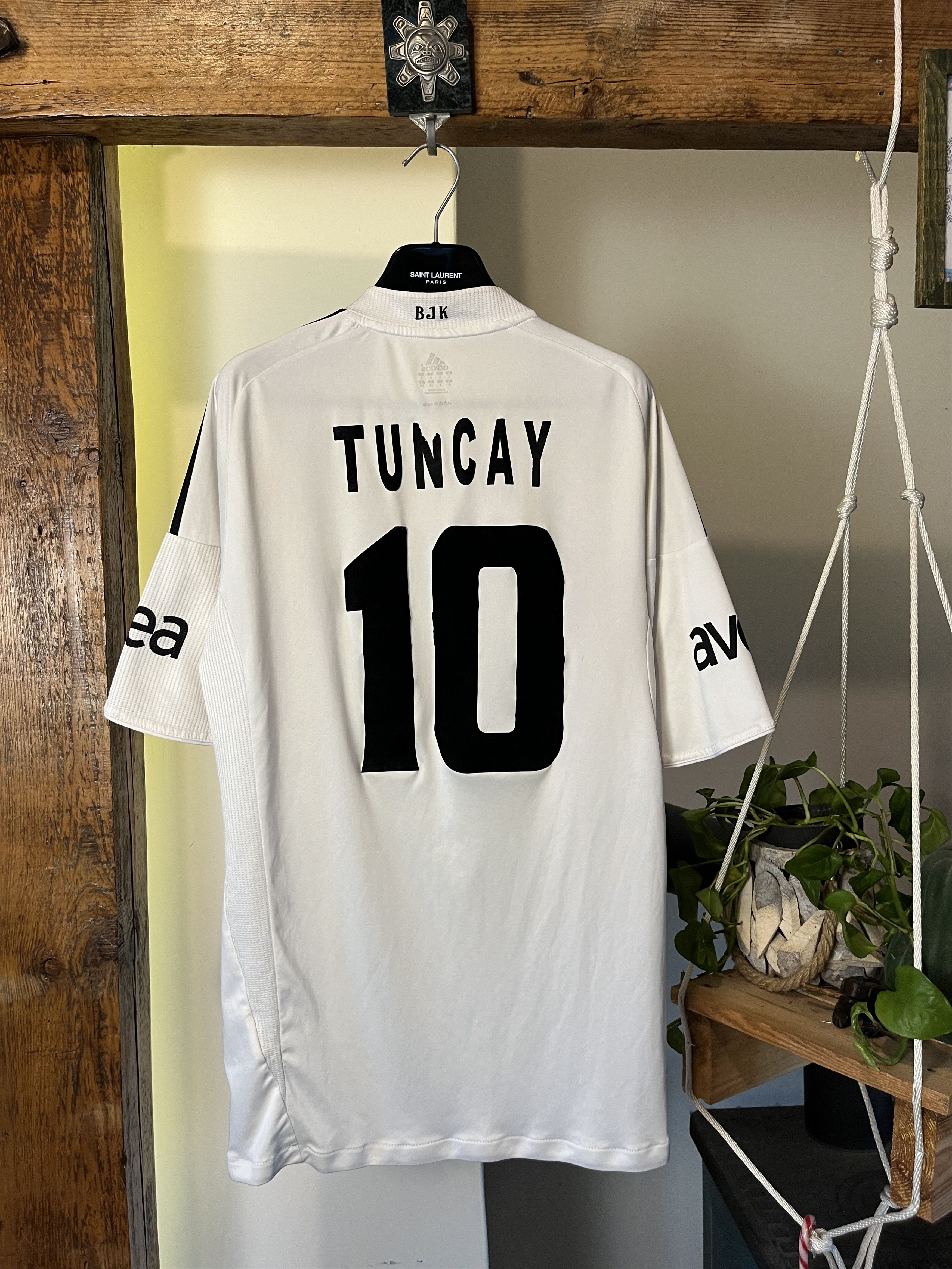 Adidas × Vintage Vintage Adidas BJK Beskitas JK 2009/10 Tuncay Turkey Soccer Size US L / EU 52-54 / 3 - 5 Thumbnail