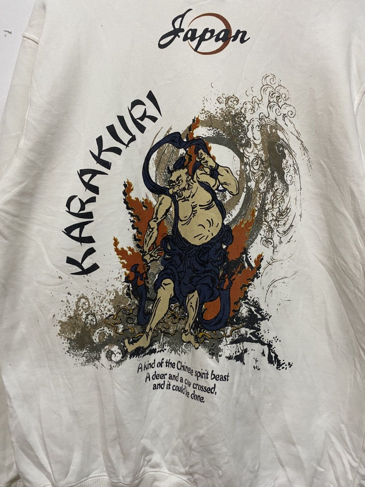 Karakuri Tamashii Vintage Karakuri Generation Japanese Graphic Sweatshirt Size US L / EU 52-54 / 3 - 3 Thumbnail