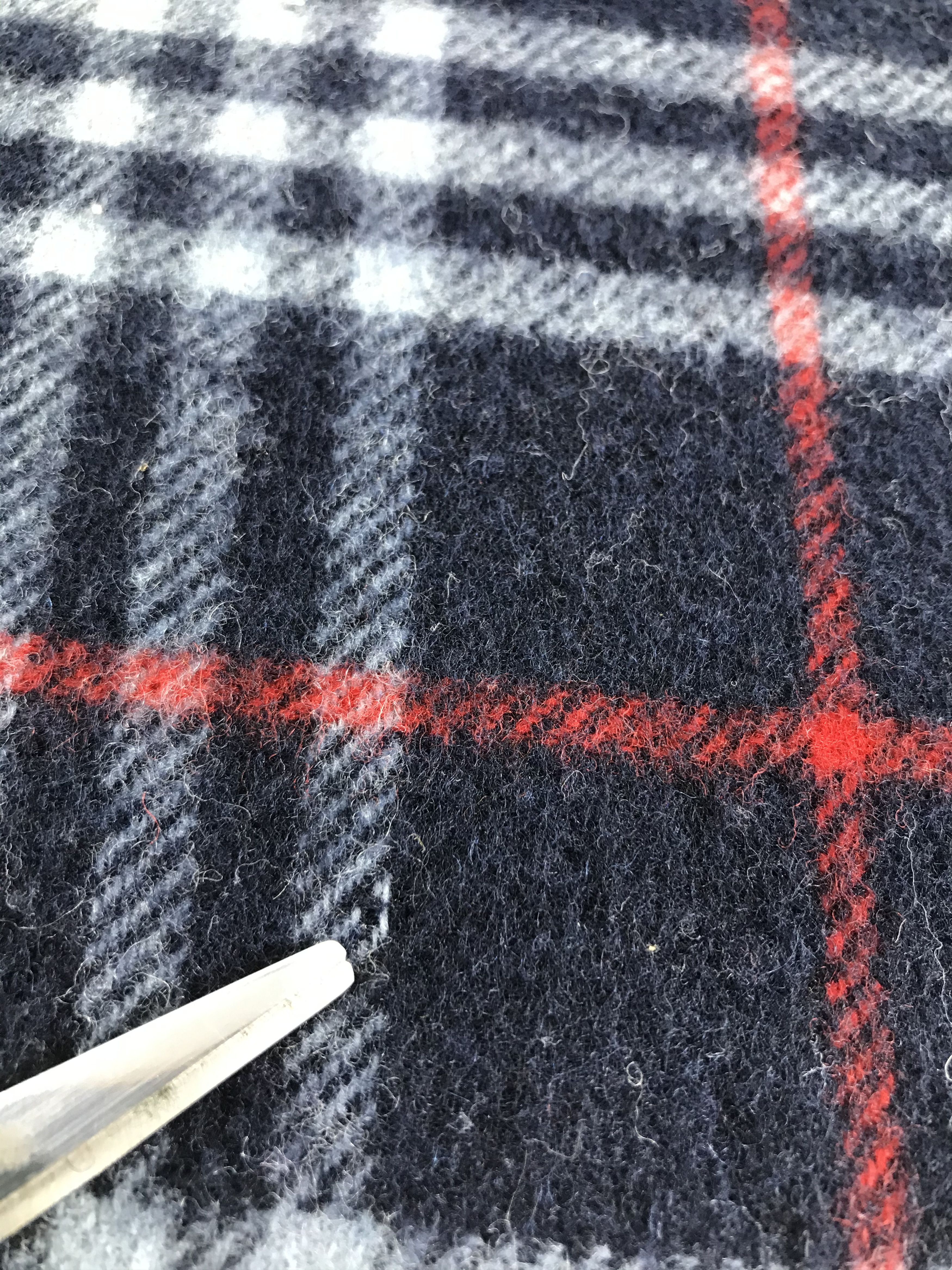 Burberry Burberry Blue Nova Check Wool Scarf Muffler V482 Size ONE SIZE - 22 Thumbnail