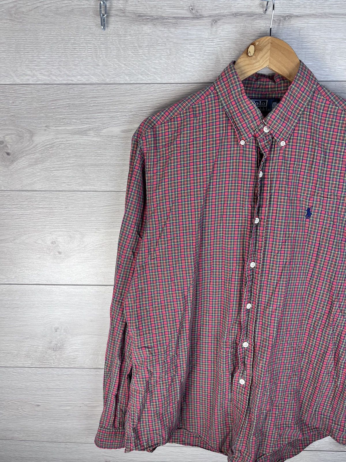 Vintage Men’s Plaid button down shirt Polo Ralph Lauren size L Size US L / EU 52-54 / 3 - 2 Thumbnail