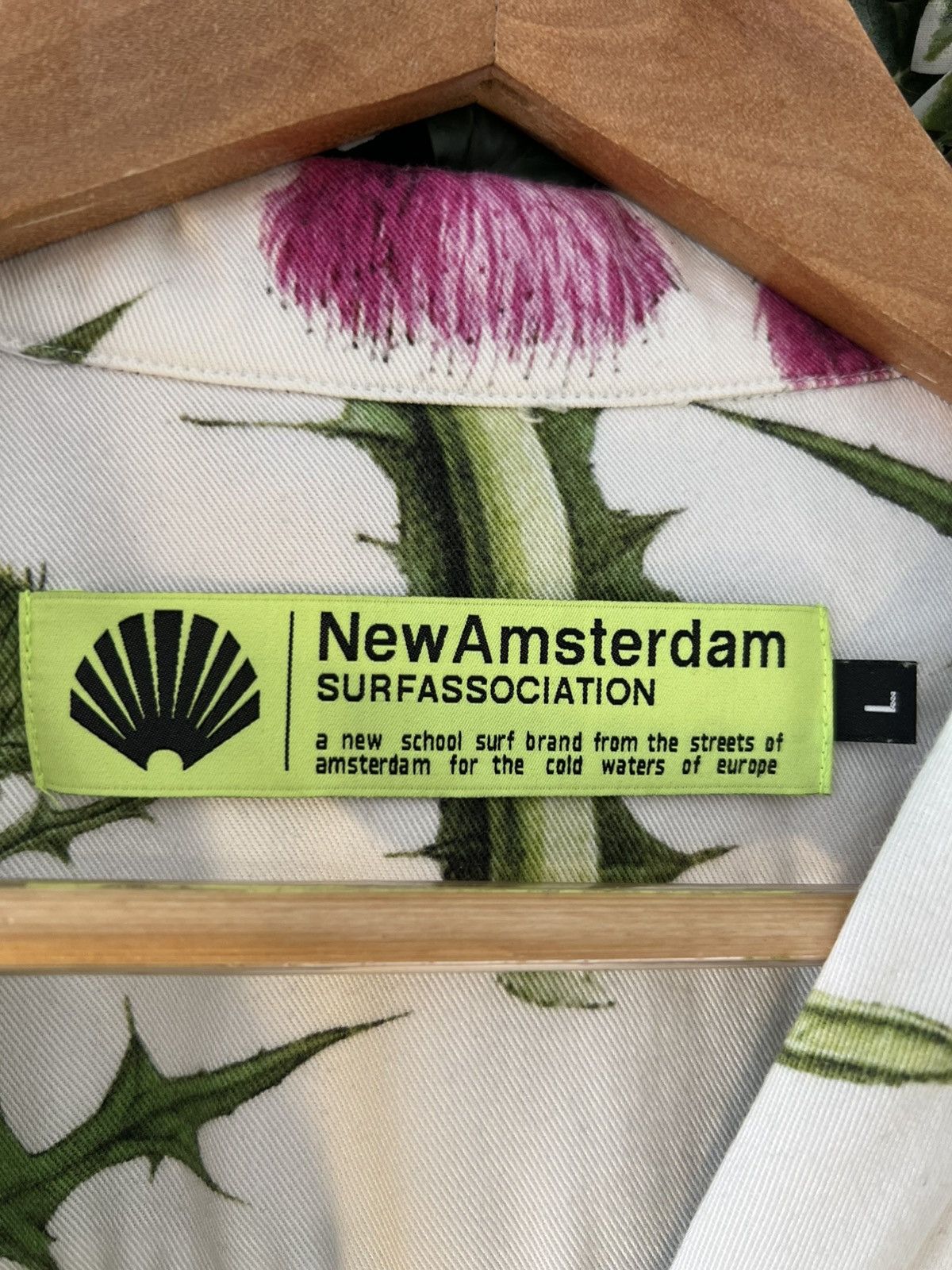 Other New Amsterdam Surf Association Botanical Camp Collar Shirt Size US L / EU 52-54 / 3 - 2 Thumbnail