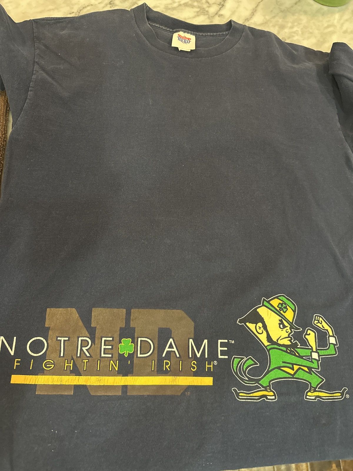 Other Vintage Notre Dame Fightin’ Irish Two-Sided Tee USA L Size US L / EU 52-54 / 3 - 1 Thumbnail