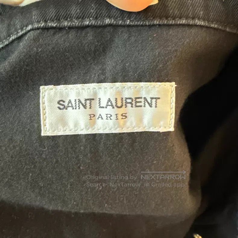 Saint Laurent Paris Saint Laurent Paris Black vintage collar button-down shirt Size US XL / EU 56 / 4 - 3 Thumbnail
