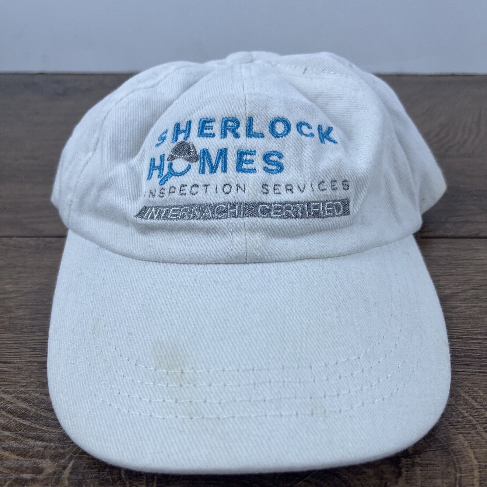 Other Sherlock Holmes Inspection Hat White Adjustable Hat White Ad Size ONE SIZE - 3 Thumbnail