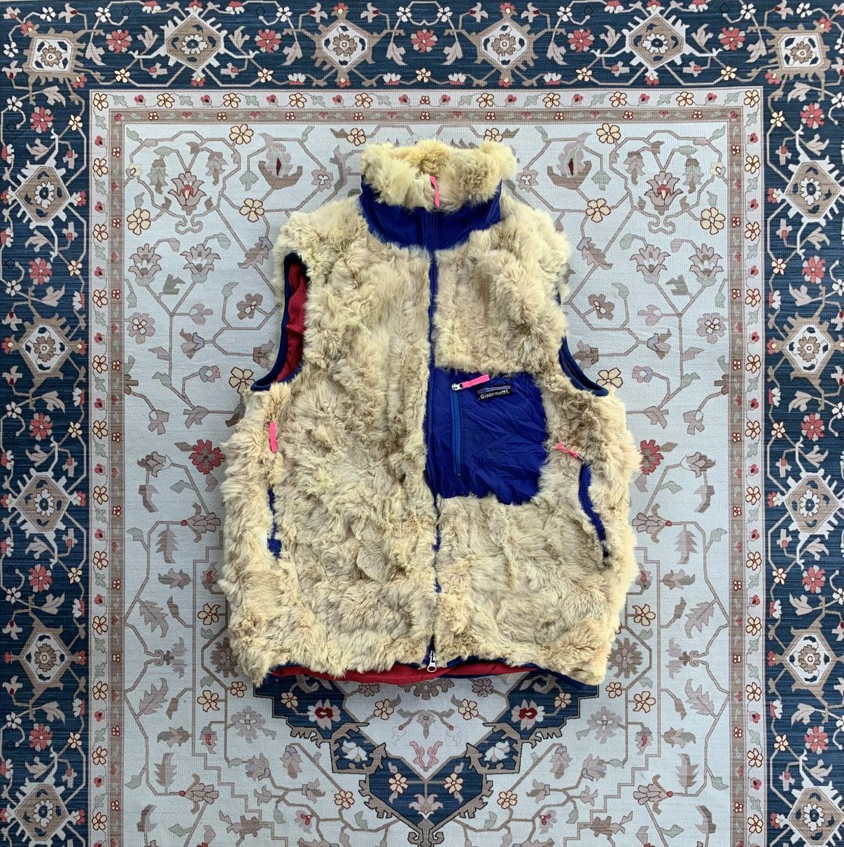 Giacometti GIACOMETTI RABBIT FUR VEST CASUAL OUTDOOR STYLE Size US M / EU 48-50 / 2 - 1 Thumbnail