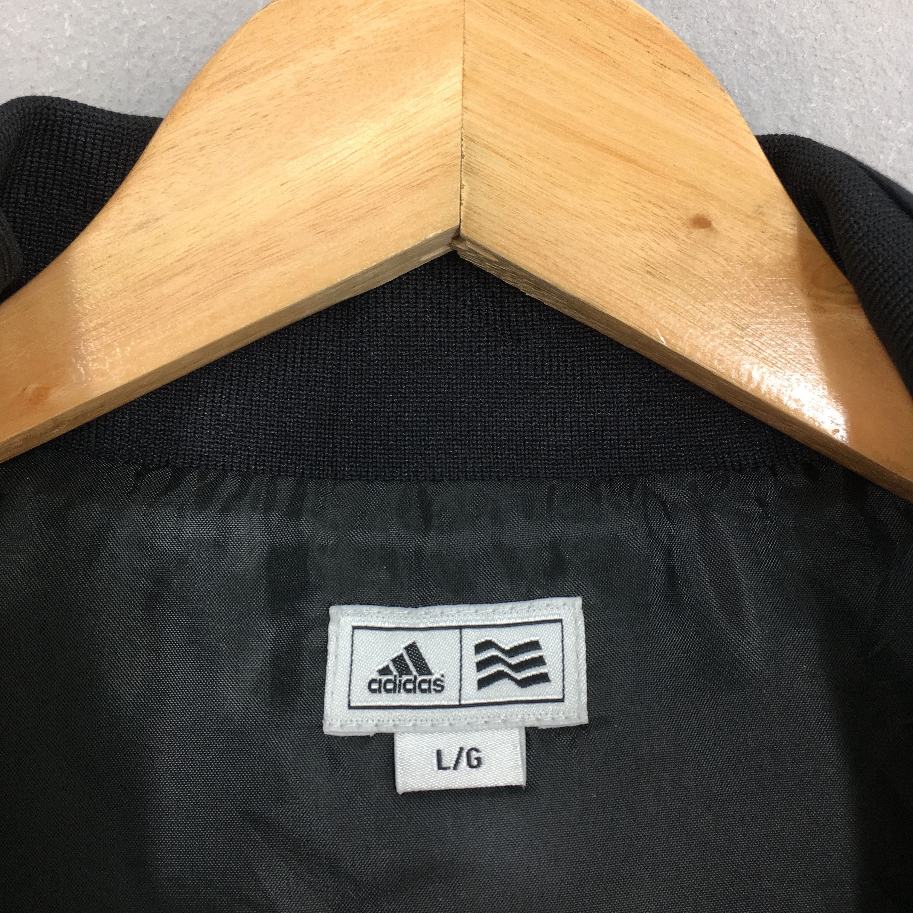 Adidas Vintage Adidas Three Stripes Vest Black Jacket Large Size US L / EU 52-54 / 3 - 5 Thumbnail