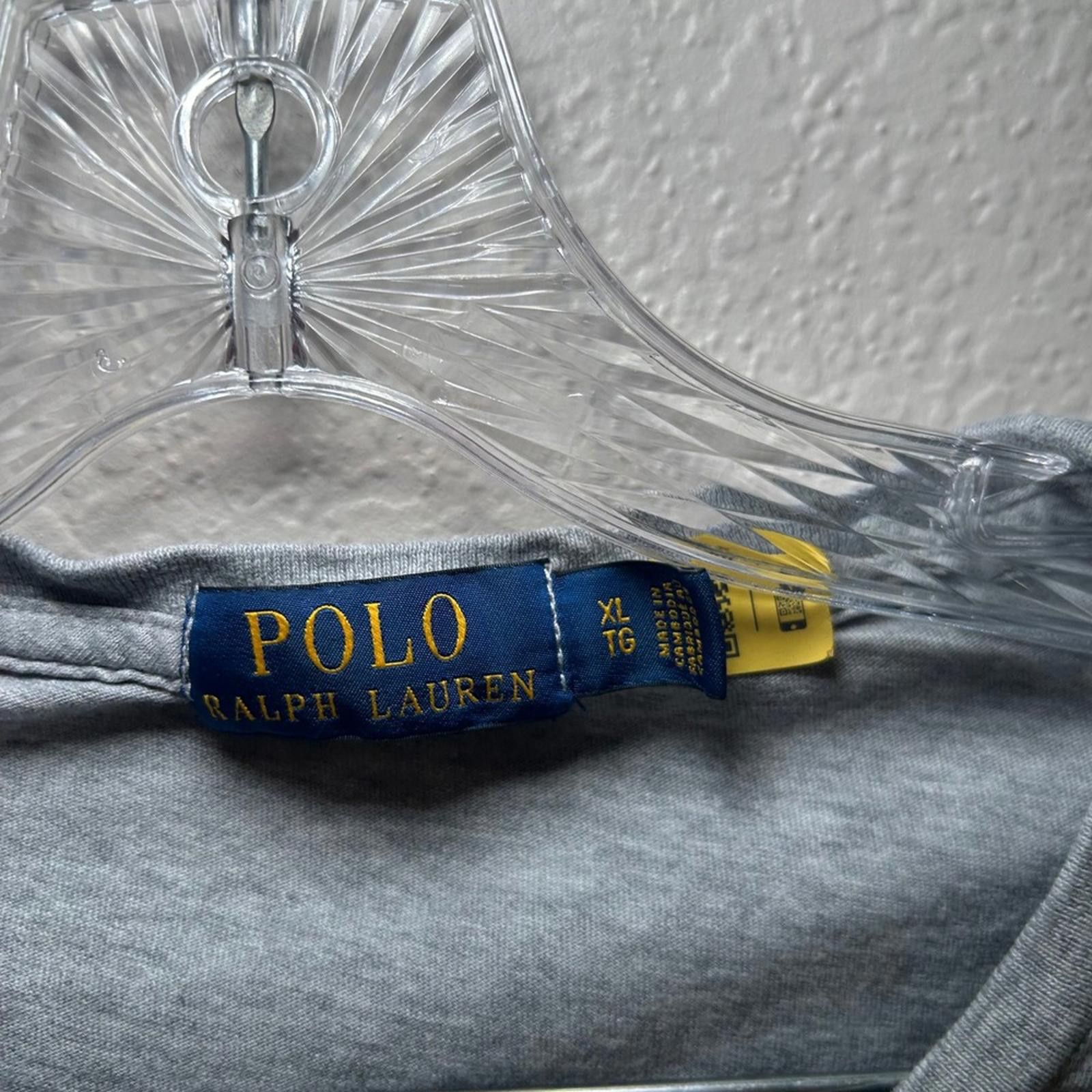 Polo Ralph Lauren Polo Ralph Lauren gray teddy bear T-shirt ski winter preppy Size US XL / EU 56 / 4 - 5 Thumbnail