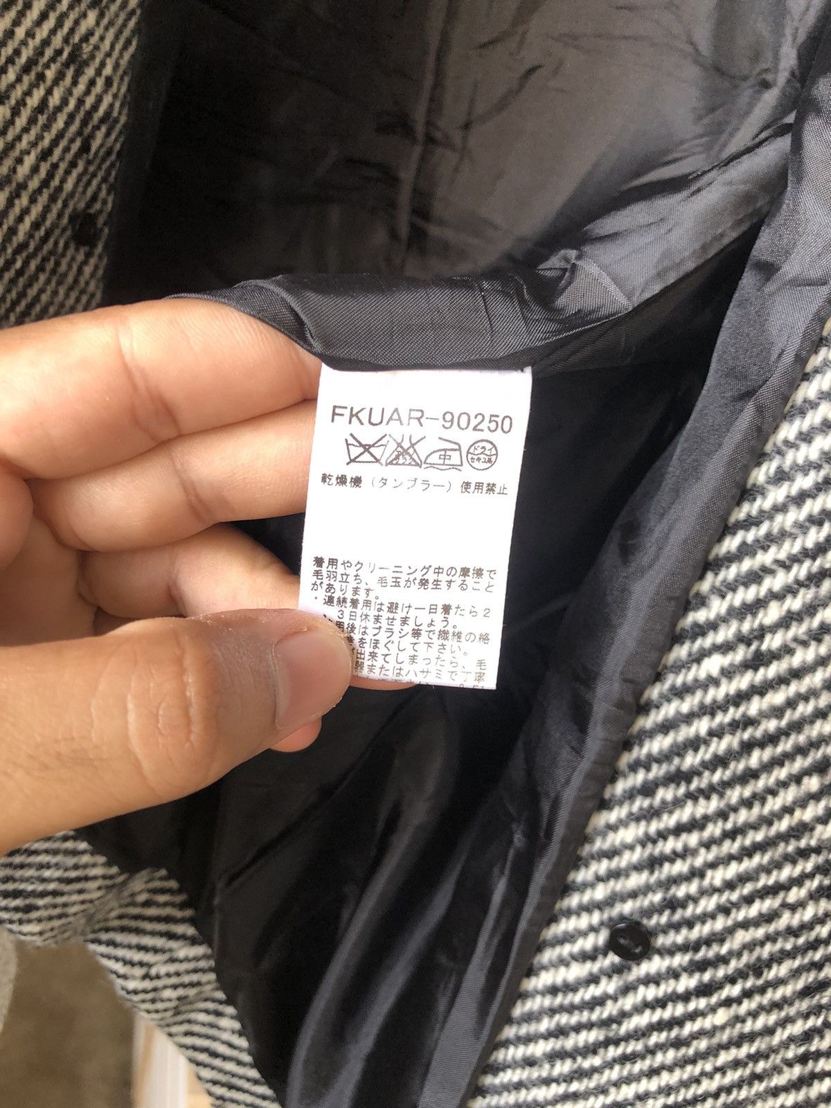 Michel Klein Vintage Michel Klein Wool Double Collar Jacket Size XS / US 0-2 / IT 36-38 - 17 Thumbnail