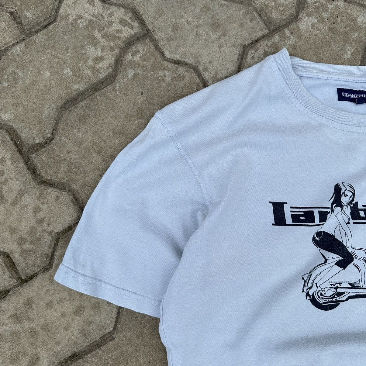 Lambretta × Vintage Vintage Lambretta T-shirts Logo 90s Y2K Moto Japanese Brand Size US L / EU 52-54 / 3 - 3 Thumbnail