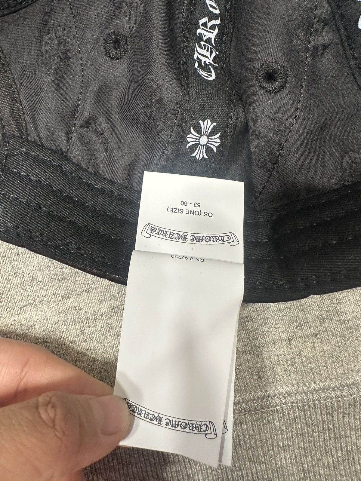 Chrome Hearts 🔥Chrome Hearts Black Silver Cross Leather Hat🔥 Size ONE SIZE - 11 Thumbnail