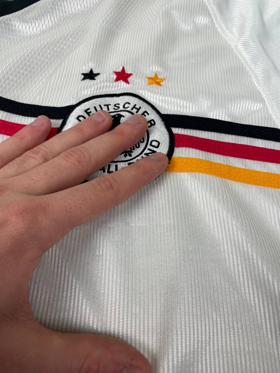 Adidas Vintage Adidas Germany 1998 2000 Home Shirt Soccer Jersey Size US L / EU 52-54 / 3 - 16 Thumbnail