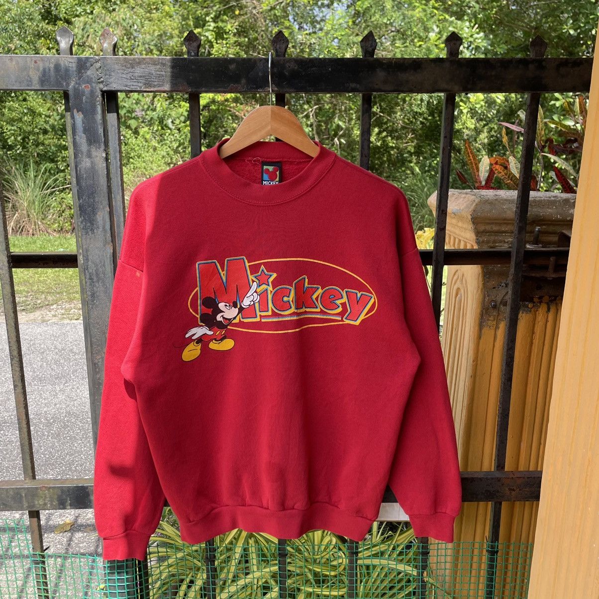 Disney × Mickey Mouse × Vintage 🔥Vintage 90s Mickey Mouse Disney Big Image Sweatshirts Size US M / EU 48-50 / 2 - 1 Thumbnail