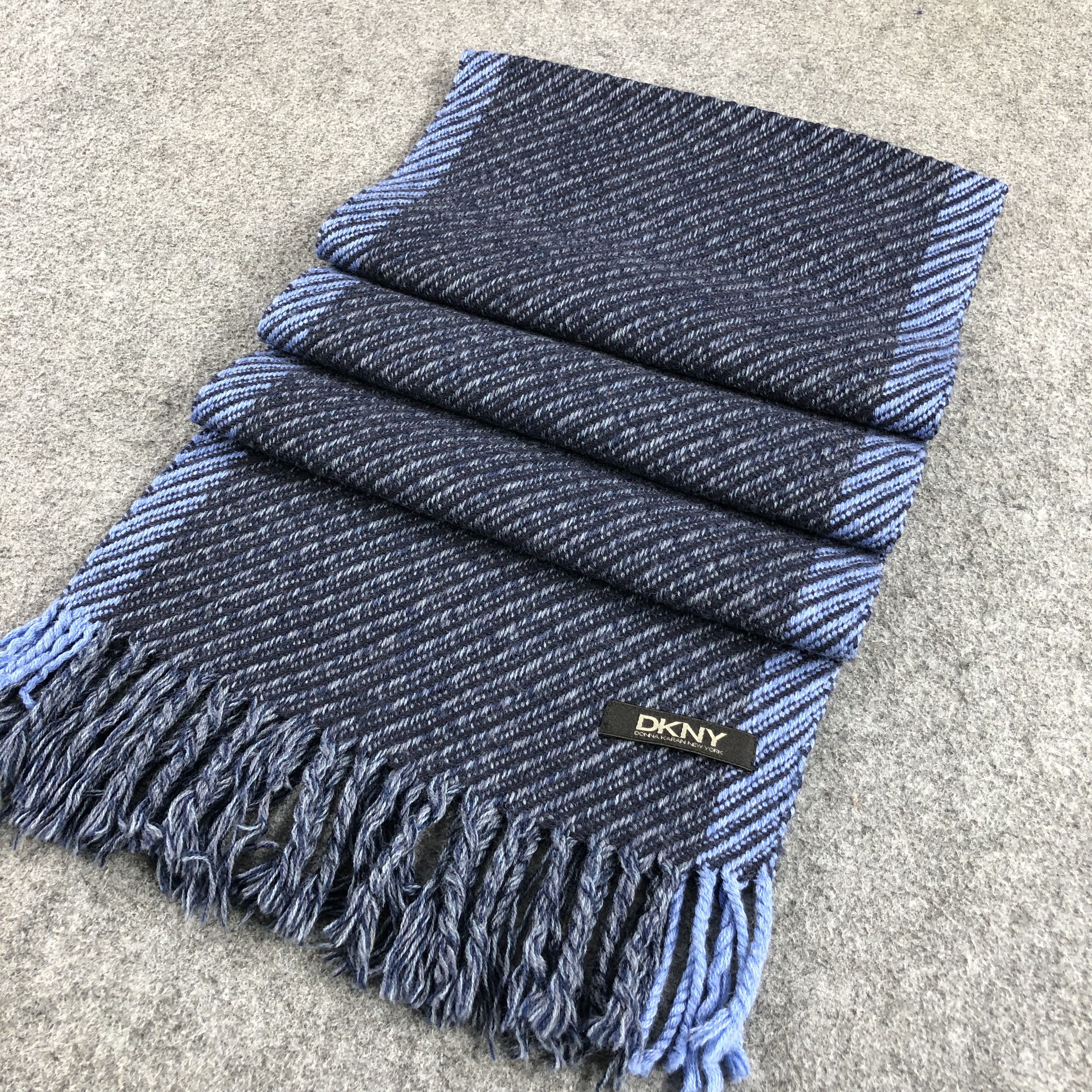 DKNY DKNY Wool Scarf Muffler V827 Size ONE SIZE - 3 Thumbnail