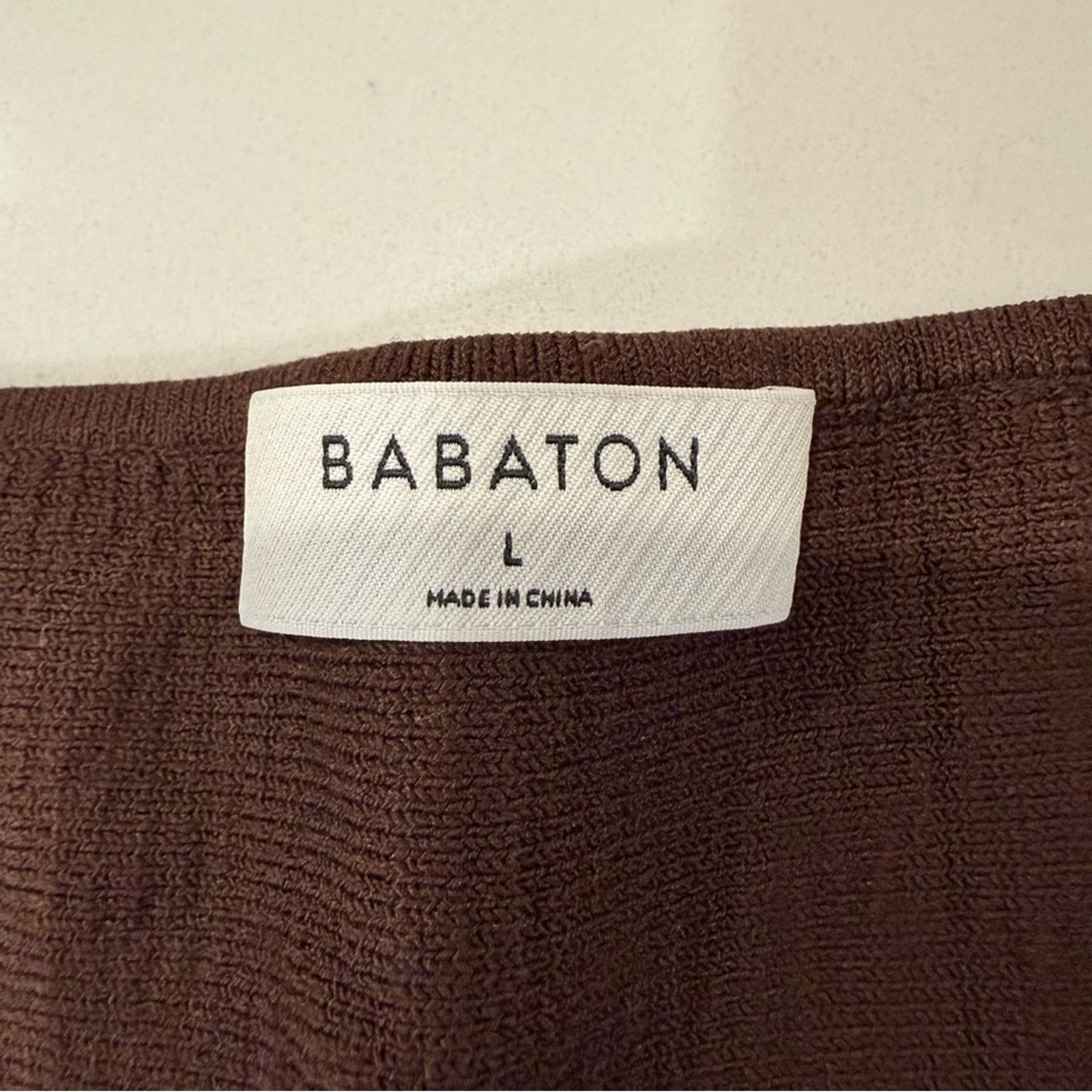 Aritzia Babaton by Aritzia Sculpt Knit Squareneck Crop Womens Large Size L / US 10 / IT 46 - 9 Thumbnail