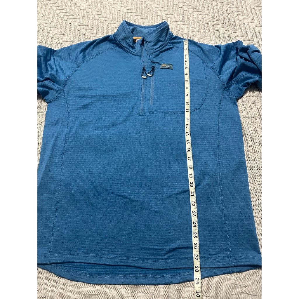 Orvis Orvis blue ribbed quarter zip pullover size L Size US L / EU 52-54 / 3 - 7 Thumbnail
