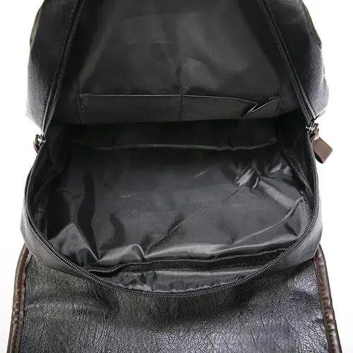 Japanese Brand High Quailty PU Leather Backpack Size ONE SIZE - 3 Thumbnail