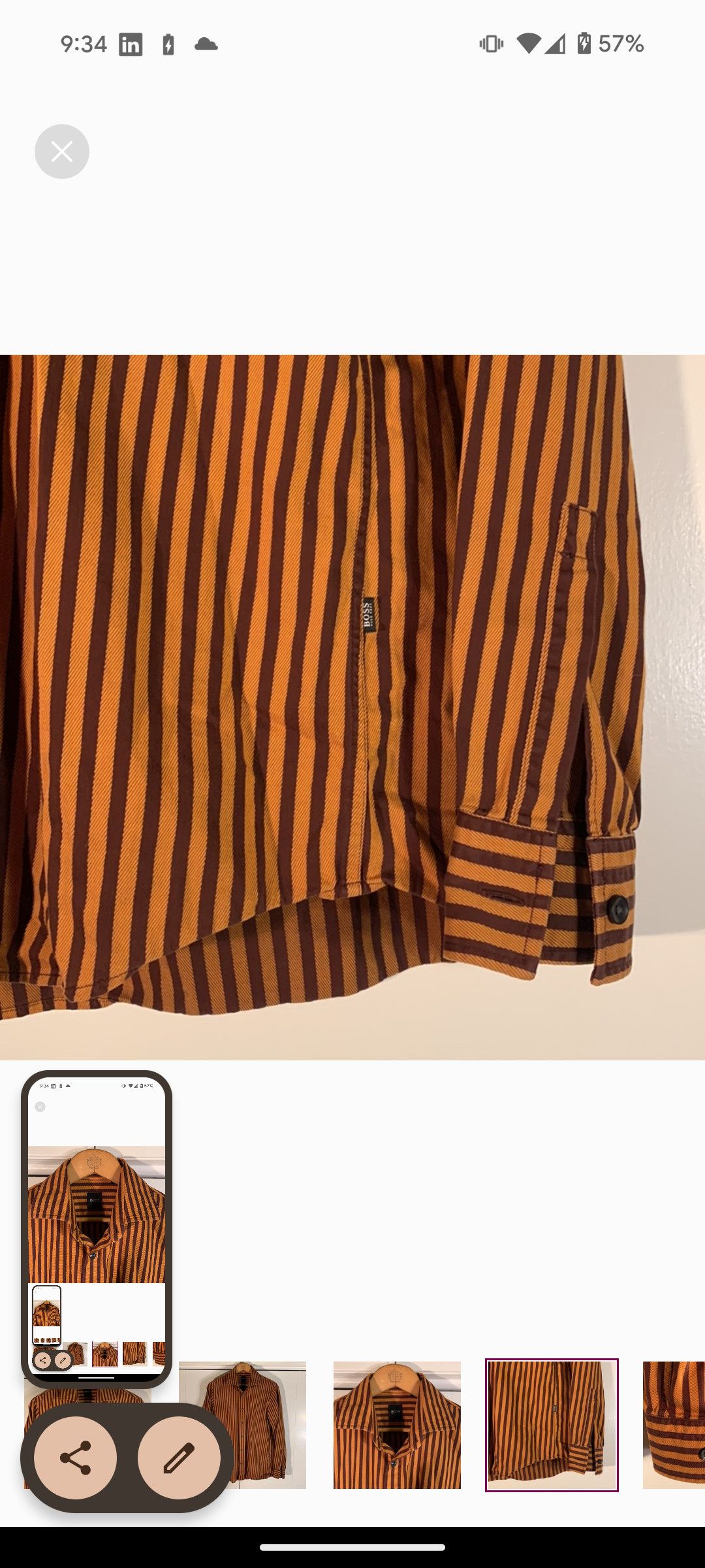 Hugo Boss Hugo Boss Sport Shirt Size US L / EU 52-54 / 3 - 5 Thumbnail