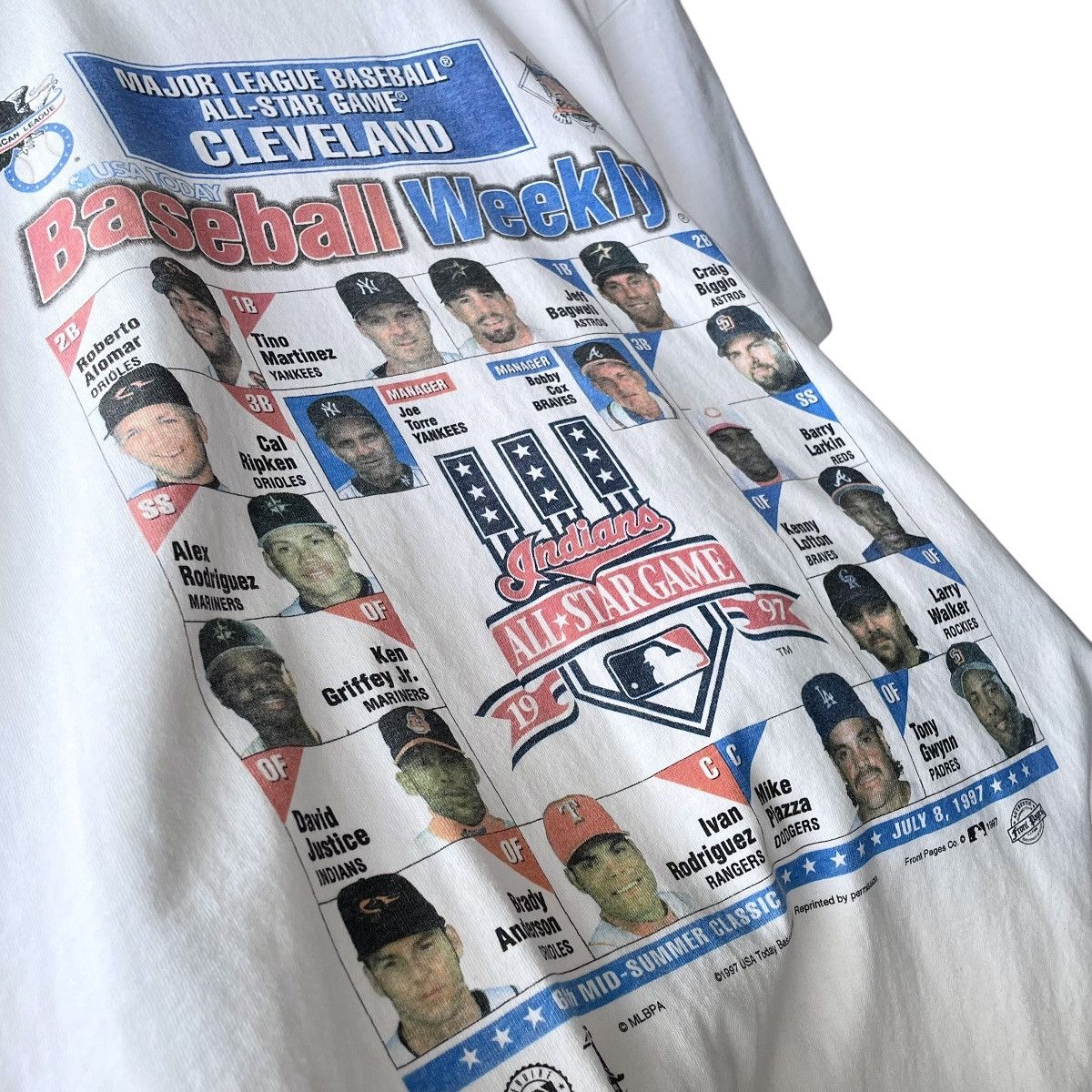 MLB × Vintage Front Pages Baseball Weekly Vintage 1997 All-Star Tee Size US XL / EU 56 / 4 - 4 Thumbnail