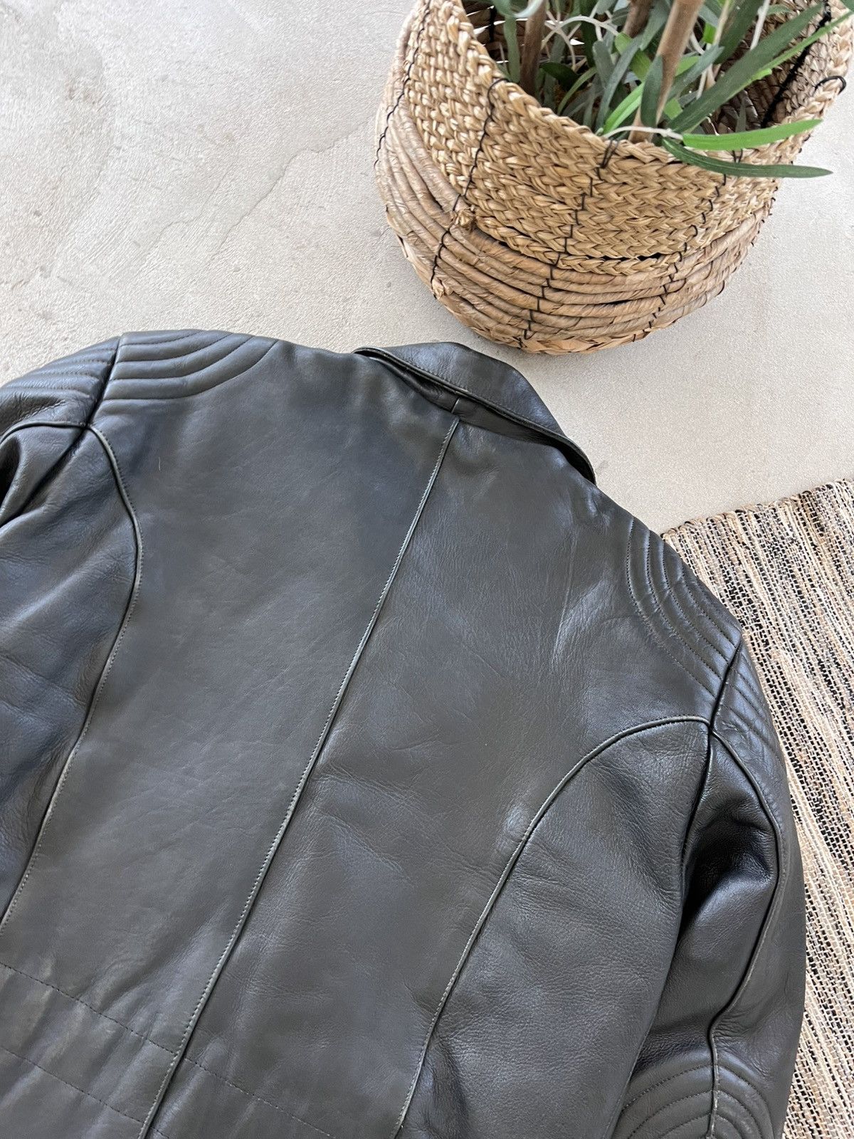 Harley Davidson Vintage Rare Leather Biker Jacket Black Insulated Lined Y2K Size US M / EU 48-50 / 2 - 14 Thumbnail
