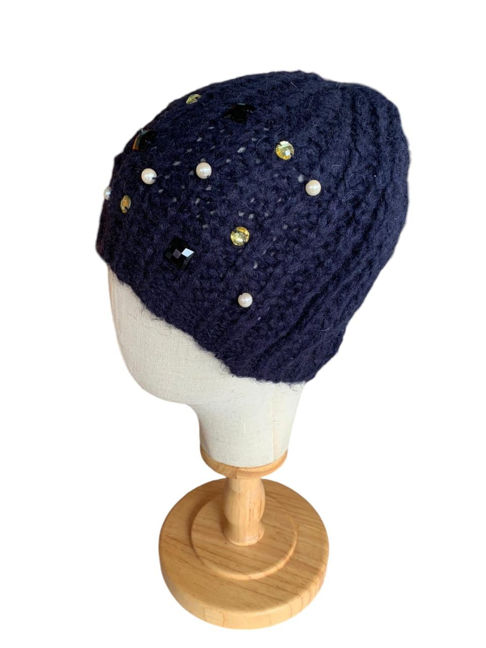 Hysteric Glamour × Japanese Brand Harris Paris Punk Bondage Style Knit Beanie Hats Size ONE SIZE - 2 Thumbnail