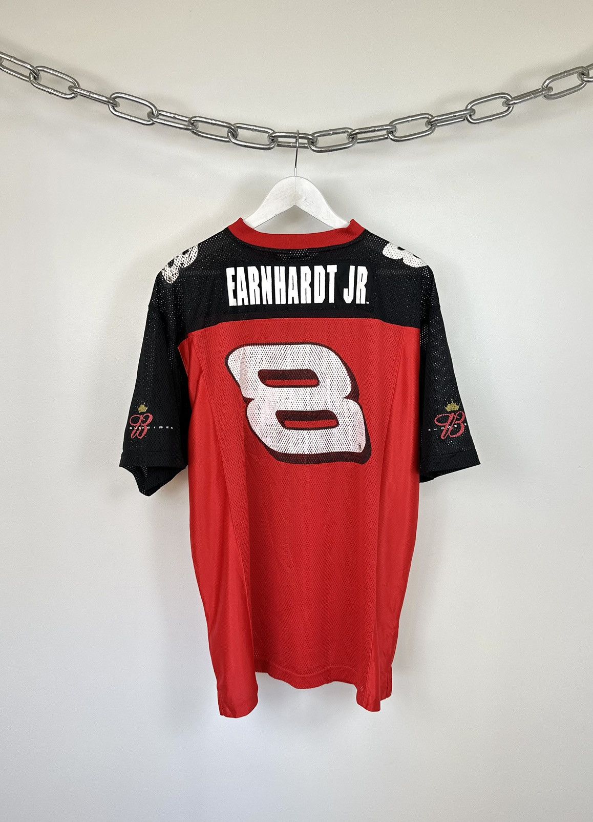 Vintage NASCAR Earnhardt Jr #8 Baggy USA Racing Tee Jersey