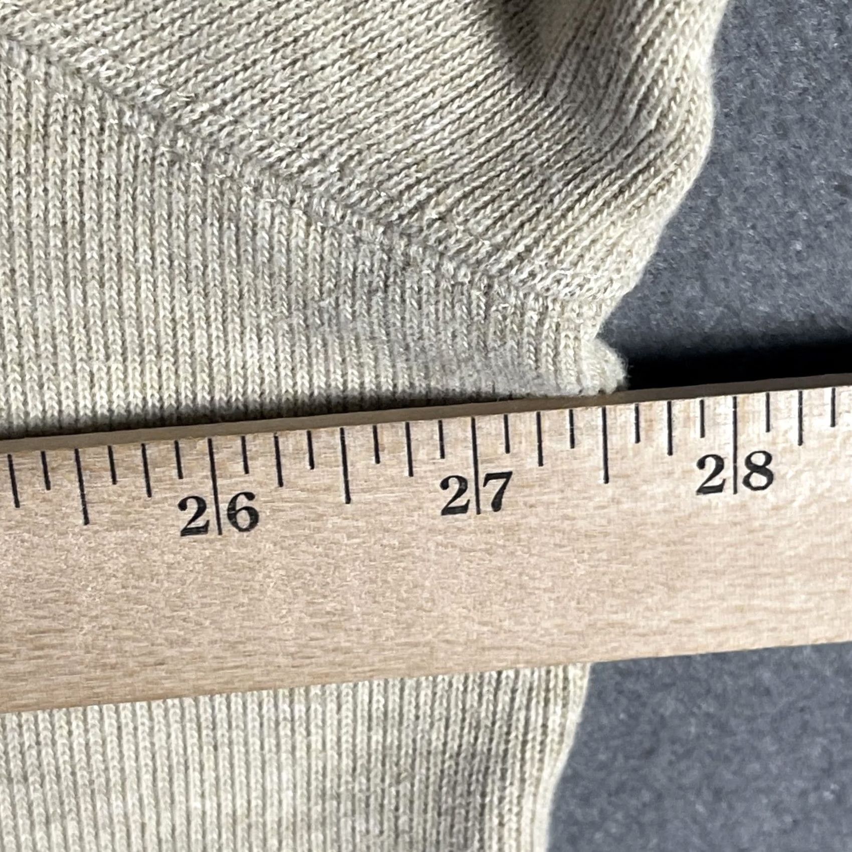 Polo Ralph Lauren Polo Ralph Lauren Pullover Sweater Mens 2XL Beige Quarter Zip Long Sleeve Cotton Size US XXL / EU 58 / 5 - 5 Thumbnail