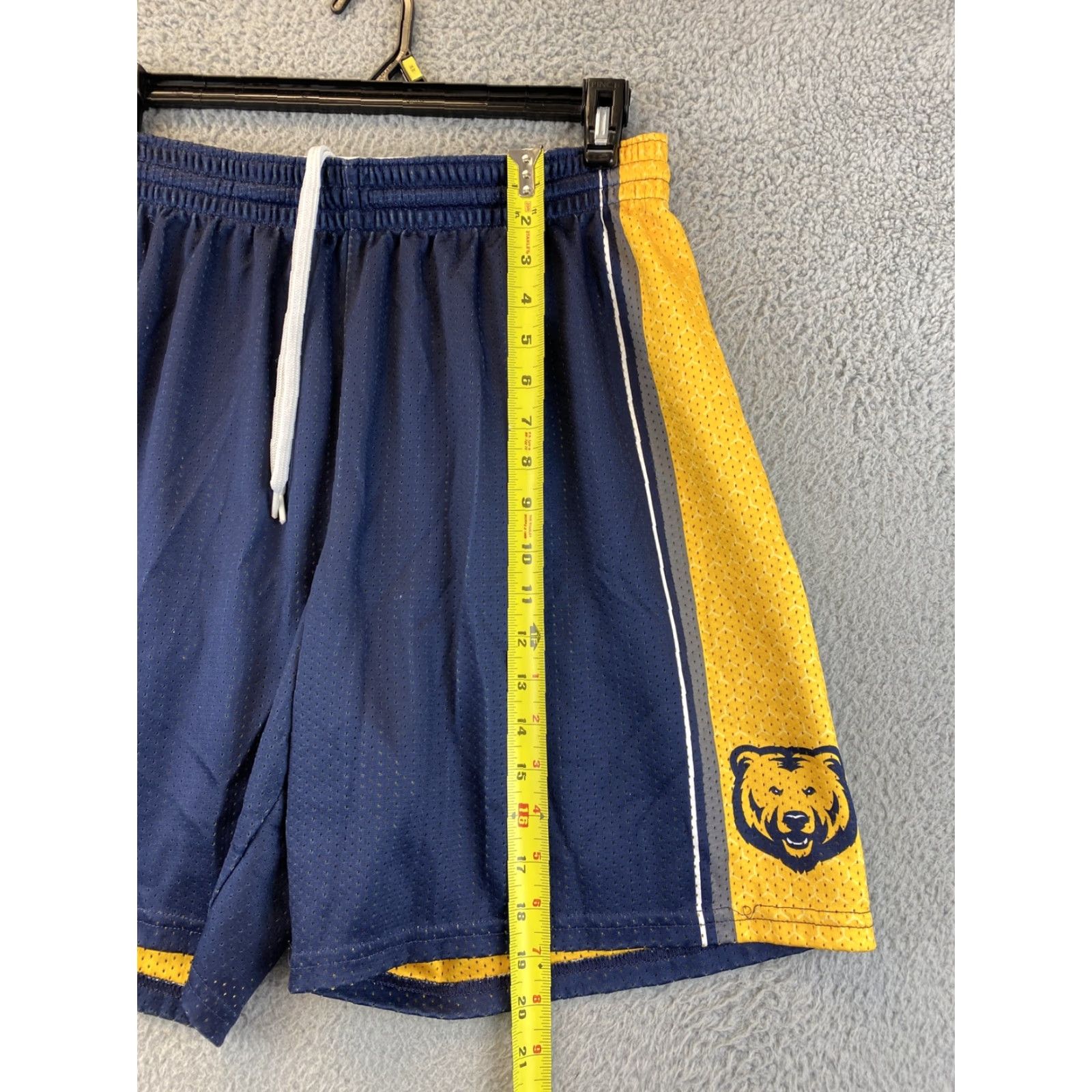 Under Armour Under Armour Heat Gear Men's Basketball Shorts L Blue Yellow Loose Active /79-21 Size US 32 / EU 48 - 6 Thumbnail