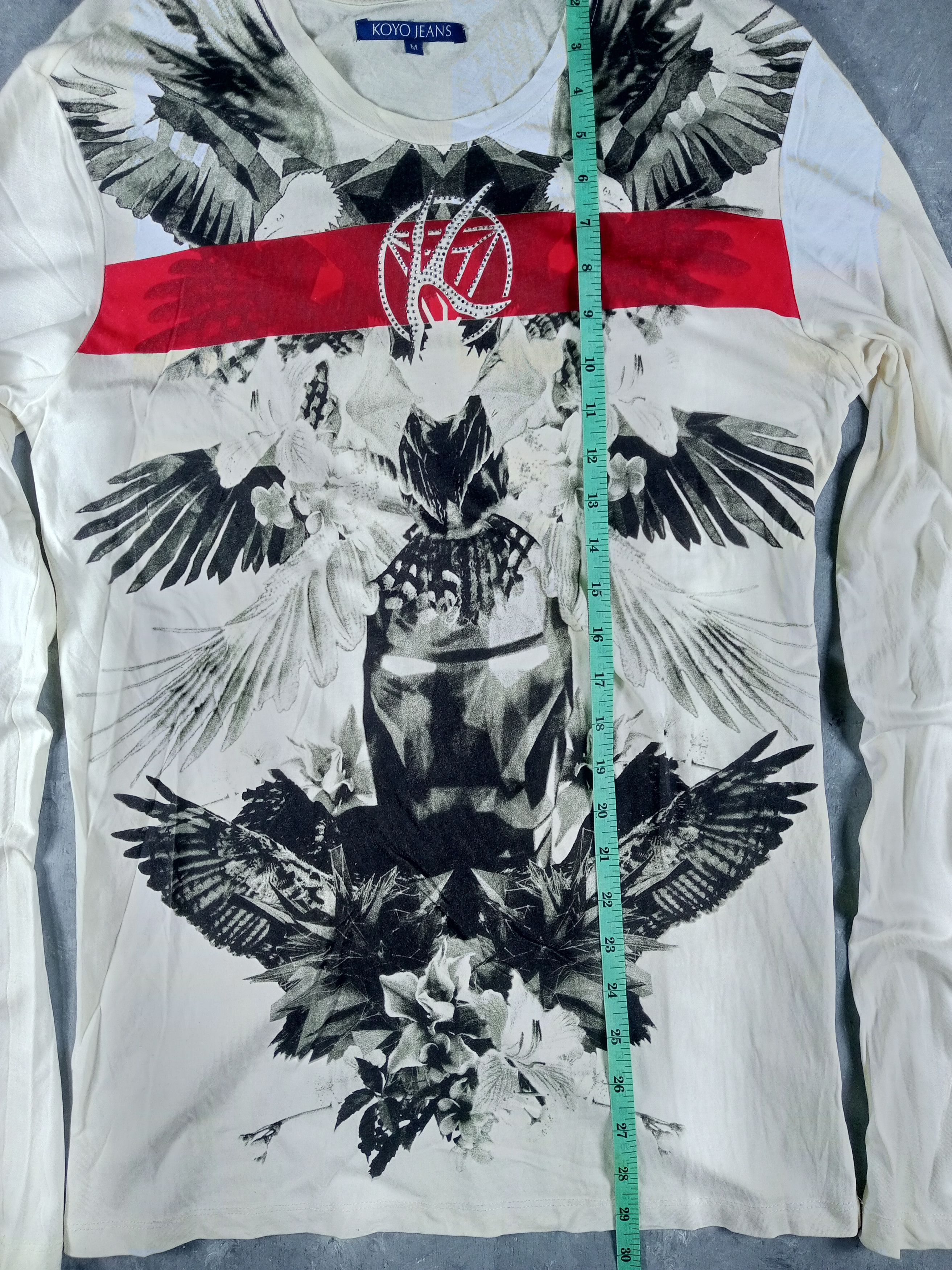 Japanese Brand 2000s Japanese archive Vkei Slim Long Sleeve Tee Size US M / EU 48-50 / 2 - 6 Thumbnail