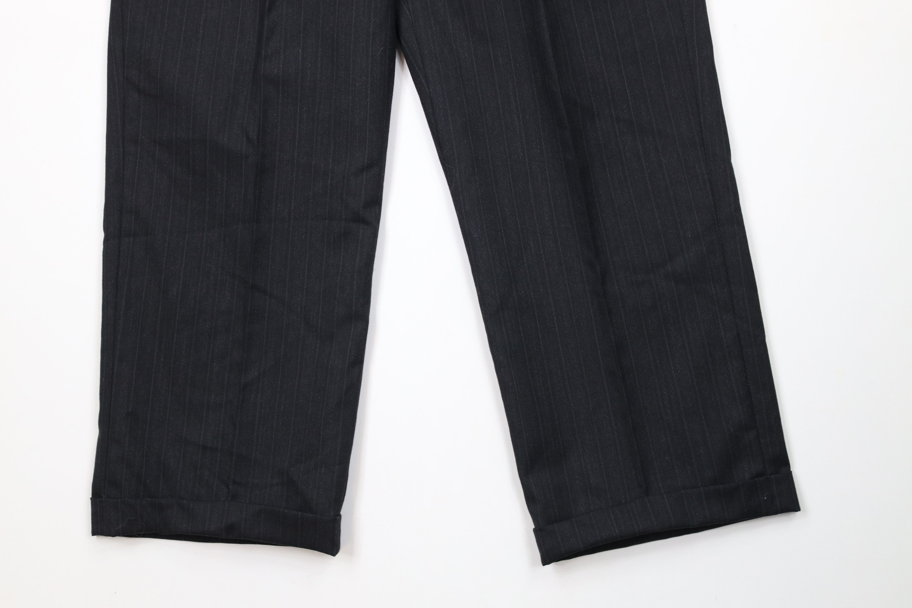 Vintage Vintage 70s Streetwear Pleated Cuffed Wide Leg Chino Pants Size US 32 / EU 48 - 4 Thumbnail