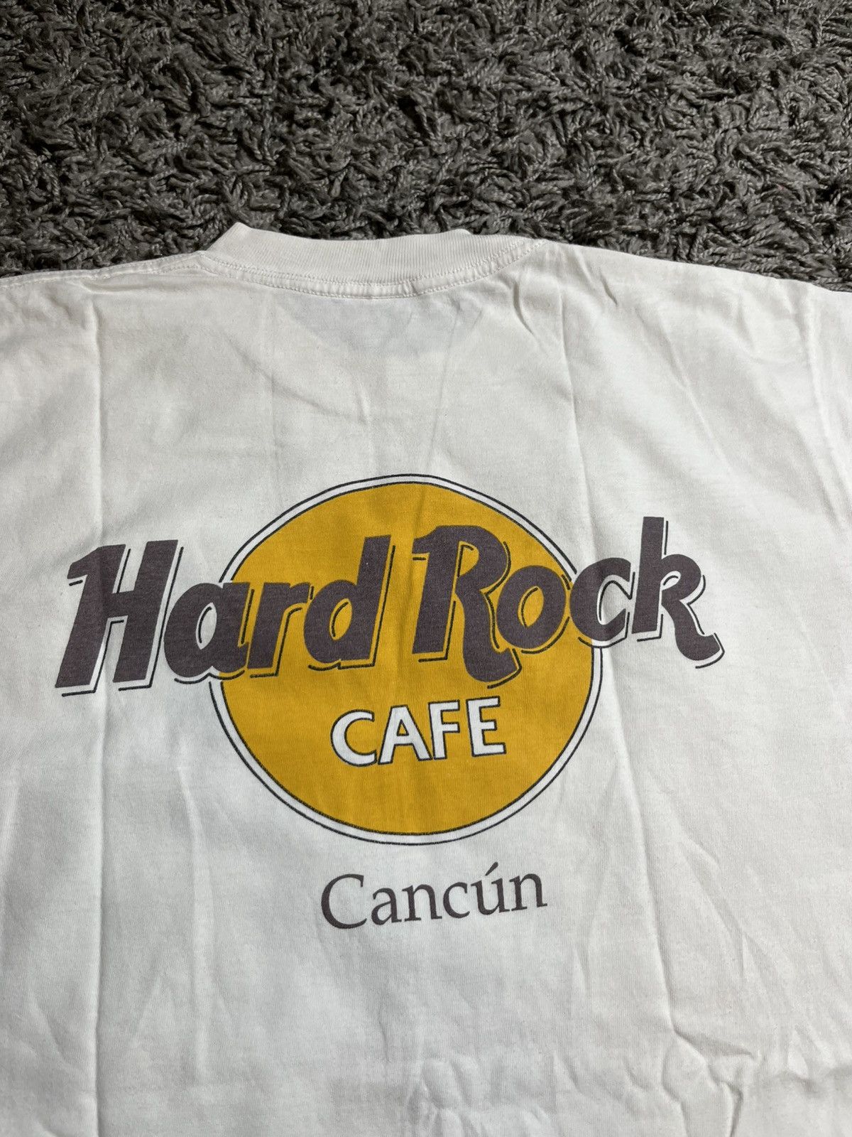 Hard Rock Cafe VINTAGE 90s HARD ROCK CAFE CANCUN COTTON FADED T-SHIRT Size US L / EU 52-54 / 3 - 2 Thumbnail
