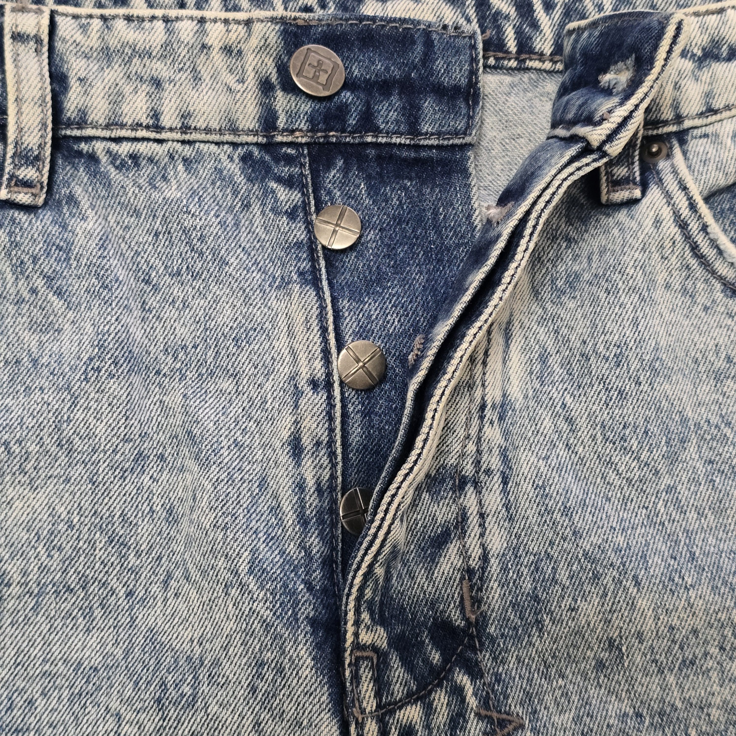 Ksubi Cropped acid wash jeans Size US 33 - 3 Thumbnail