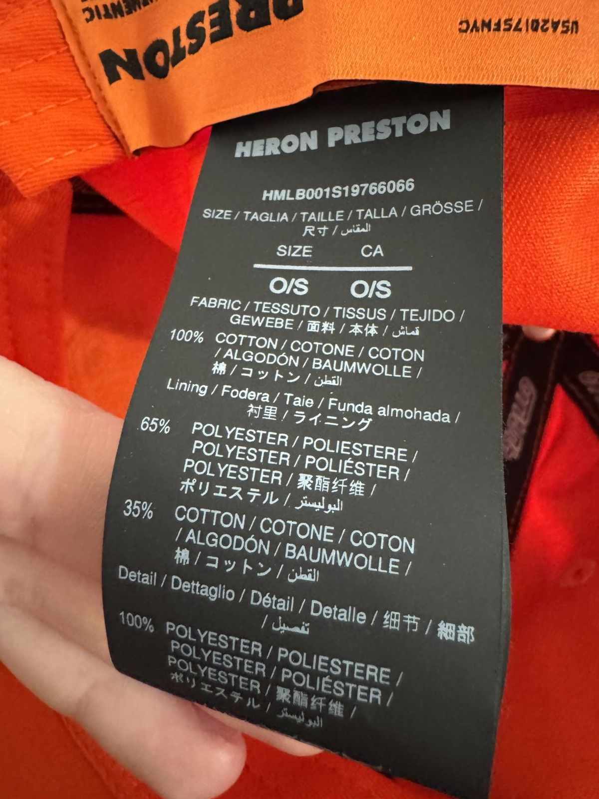 Heron Preston Heron Preston strap back hat Size ONE SIZE - 5 Thumbnail