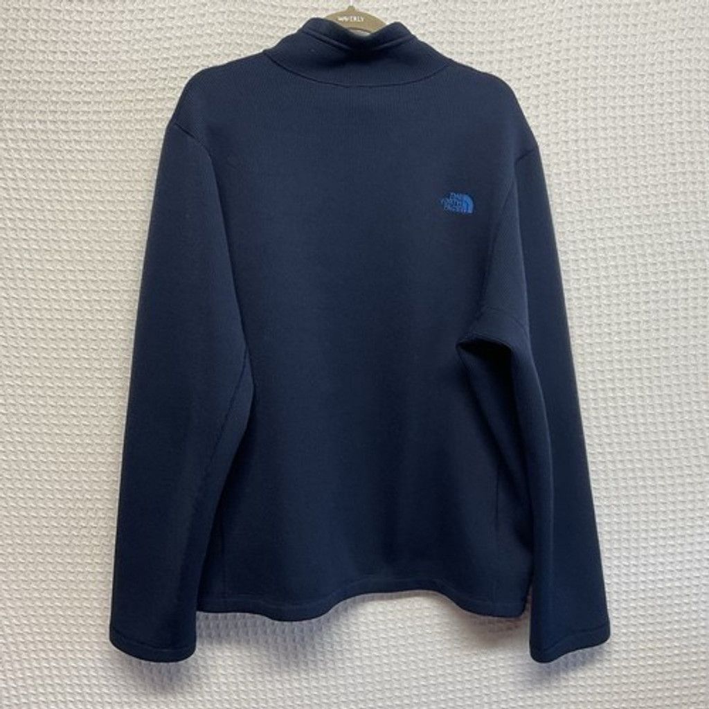 The North Face The North Face Blue Ribbed Thick Knit Full Zip Jacket Men XL Size US XL / EU 56 / 4 - 8 Thumbnail