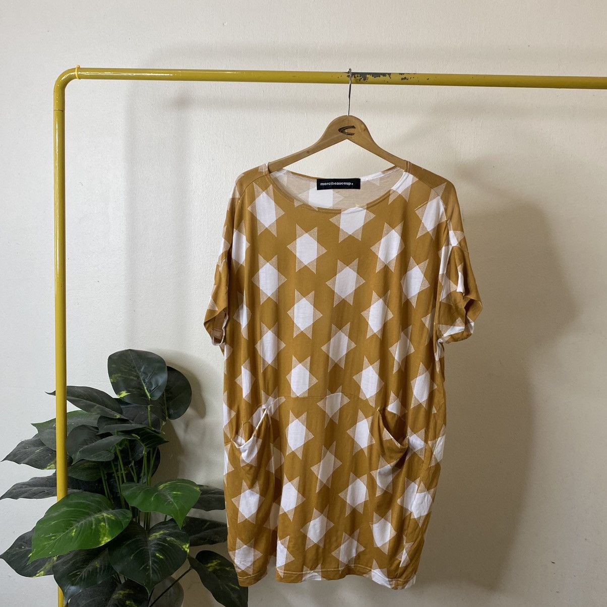 mercibeaucoup By Issey Miyake Geometric Pattern Avant Garde T Shirt Size XXL / US 16-18 / IT 52-54 - 1 Thumbnail