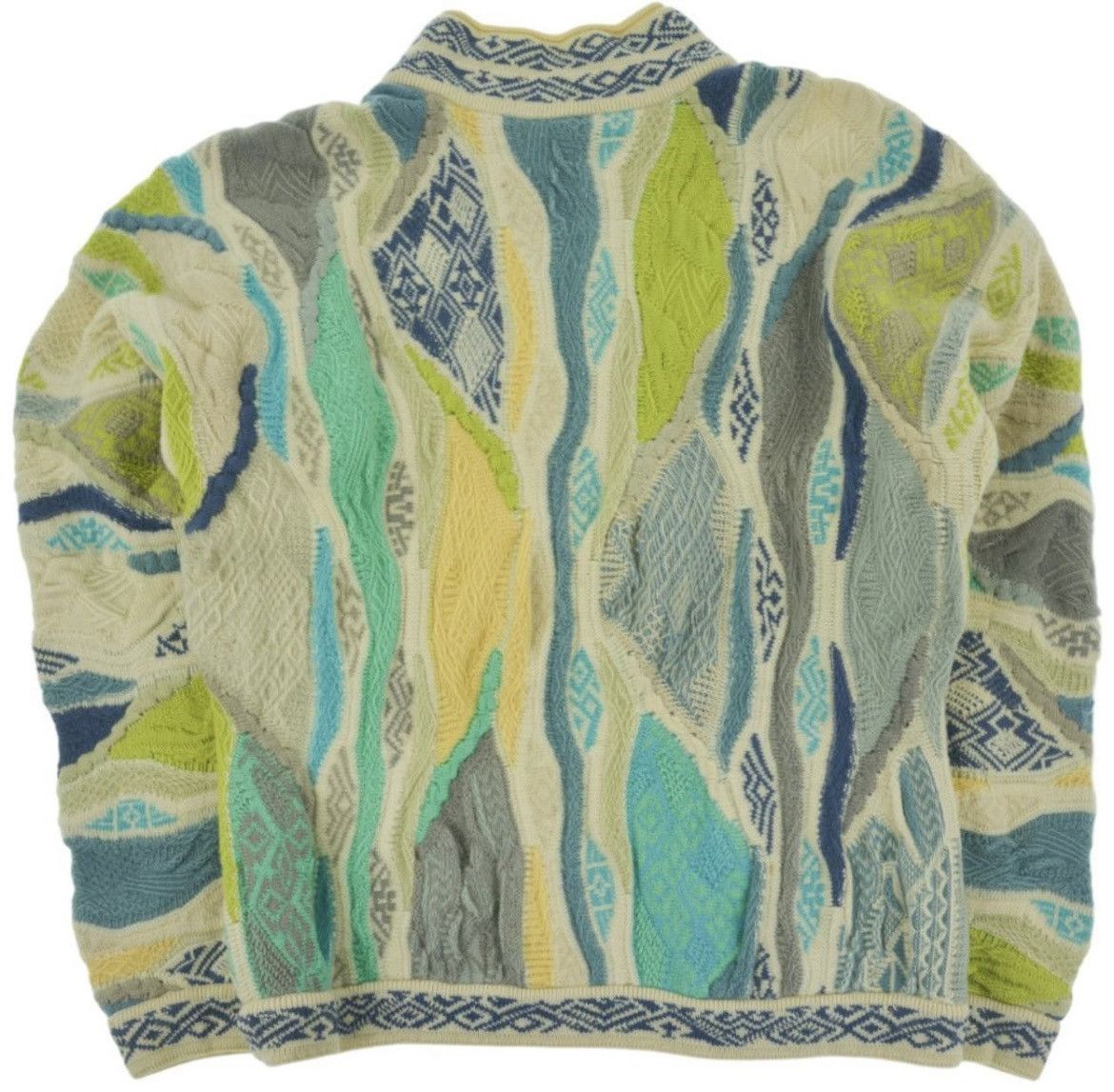 Coogi Knit half zip Coogi thick wool rare Size US M / EU 48-50 / 2 - 2 Thumbnail