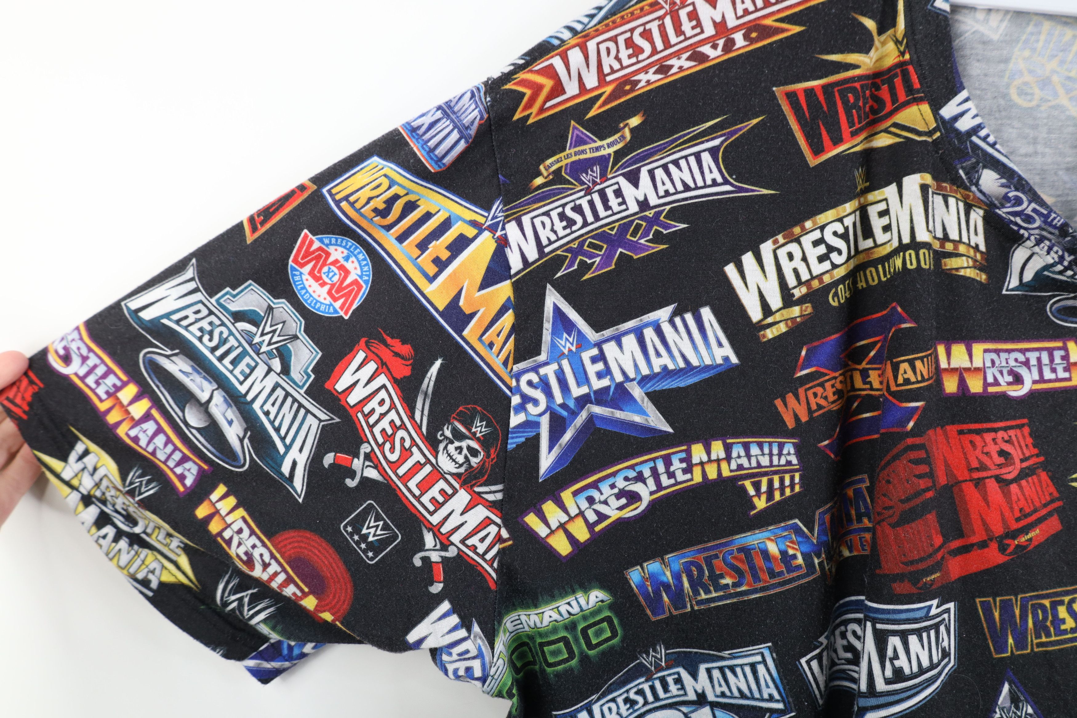 Vintage Vintage Y2K WWE WWF Wrestling Wrestlemania All Print T-Shirt Size US XXL / EU 58 / 5 - 5 Thumbnail