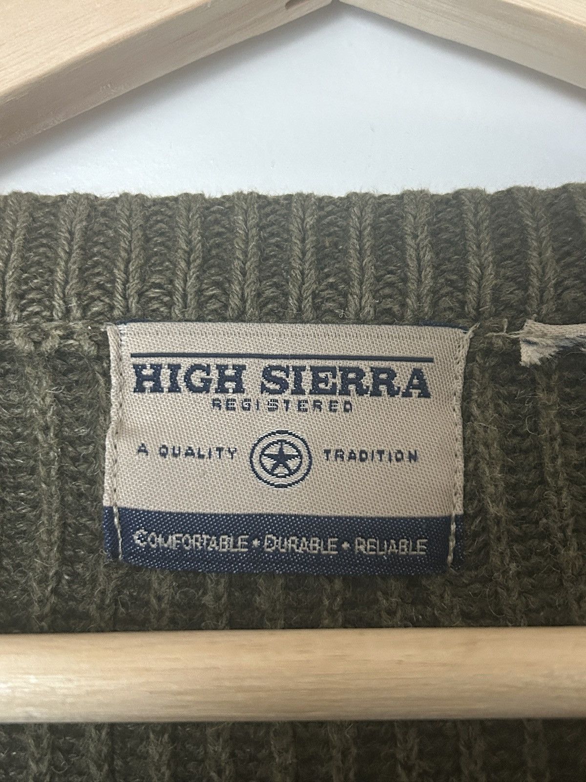 High Sierra Vintage High Sierra green sweater Size US L / EU 52-54 / 3 - 3 Thumbnail